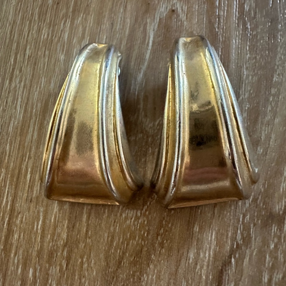 Vintage K&K Mid Century Clip On Earrings